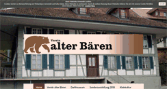 Desktop Screenshot of museum-alter-baeren.ch
